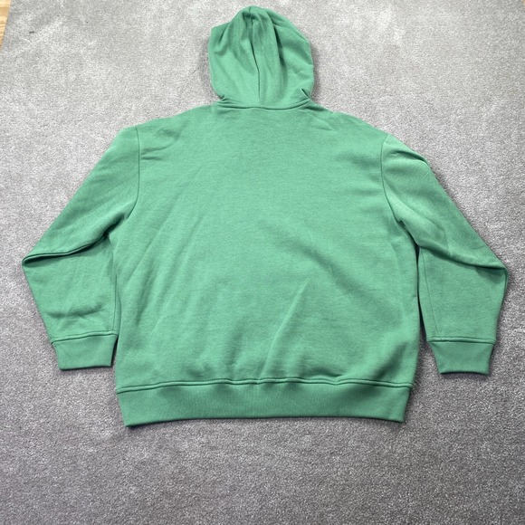 Adidas Activewear Fleece Performance Pullover Hoodies Men's Size S Bright Green - Picture 2 of 13